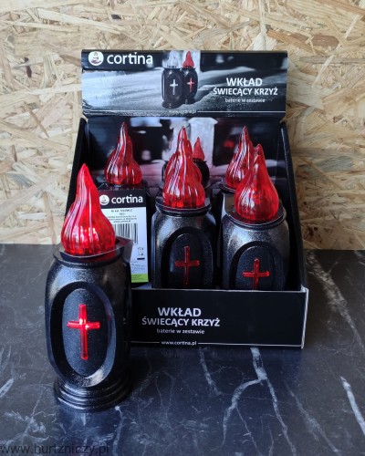 wkład led vaso świecący krzyż