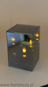 lustrzany płomień 3D sześcian solar