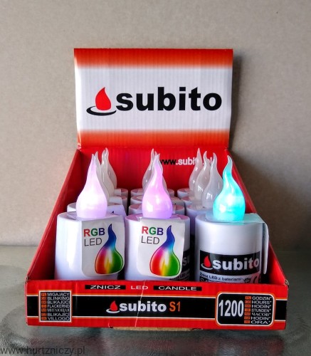 znicz elektryczny Subito S1 rgb